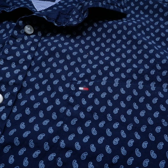 Tommy Hilfiger Amoeba Style Button Up Long Sleeve - Picture 5 of 5